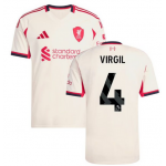 Новая футболка Ливерпуль 2025-2026 (выездная) Виргил Ван Дейк. Шорты в подарок!